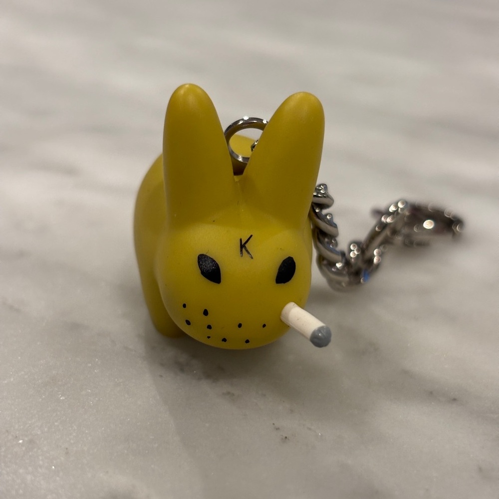 Kozik KidRobot Bite Size Labbit Vinyl Keychain Charm